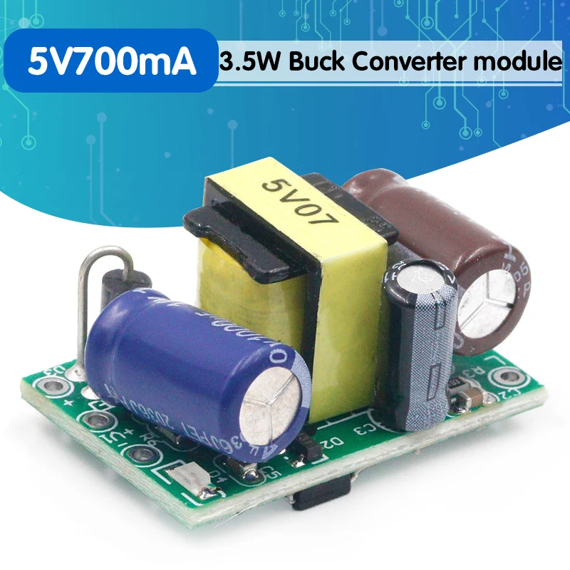 5V 700mA (3 5 W) изолированный выключатель источника питания модуль AC DC понижающим 220 в