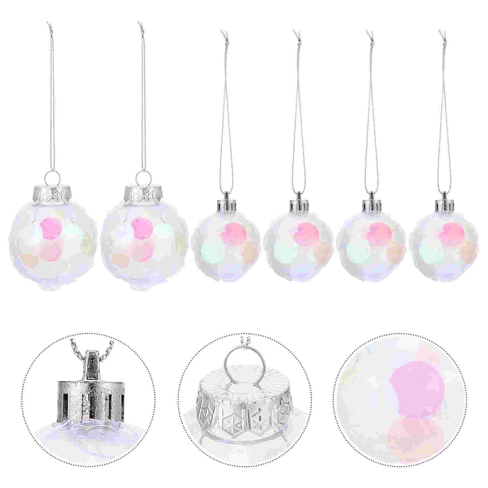 

6 шт., декоративные подвески в виде рождественской елки