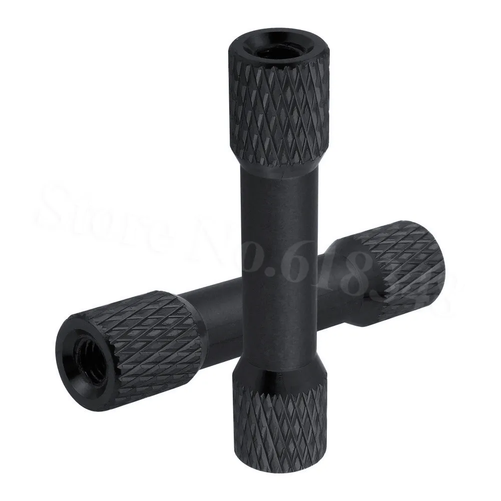 8 шт./лот m3x28 мм промежуточные опоры из алюминиевого сплава Женская-Женская для