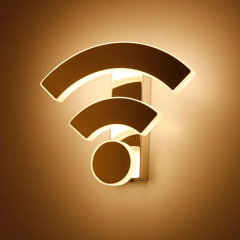 Современный минималистский WI FI Настенные светильники Гостиная Спальня