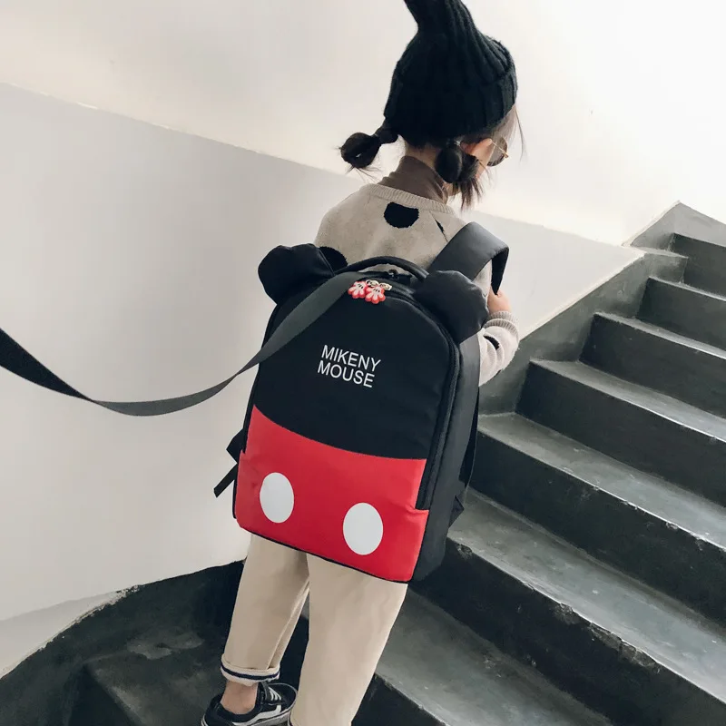 Disney Микки Мышь стильная футболка с изображением персонажей видеоигр рюкзак для