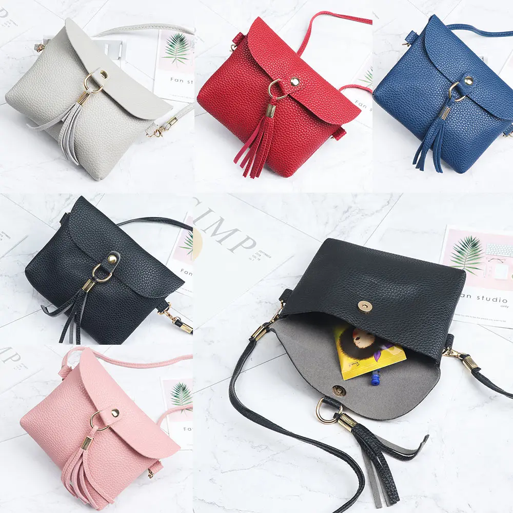 

Fashion Women Bucket Bag Vintage Tassel Messenger Bag High Quality Retro Shoulder Bag Simple Crossbody Bag Tote