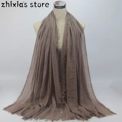 

wholesale price 90*180cm women muslim crinkle hijab scarf femme musulman soft cotton headscarf islamic hijab shawls and wraps