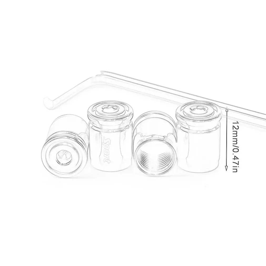 

4pcs Stainless Steel Screw-on Alloy Material Anti-leakage Design Anti-theft Universal Metal Modified Tire Mouth Valve Core Cap