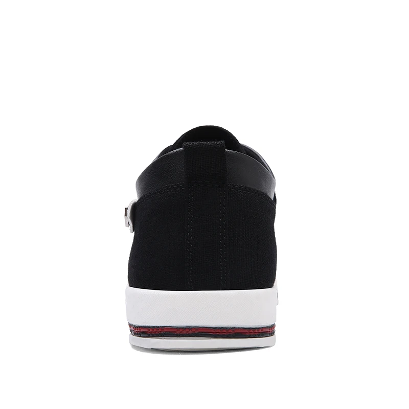 Мужская Повседневная дышащая парусиновая обувь Уличная на плоской подошве