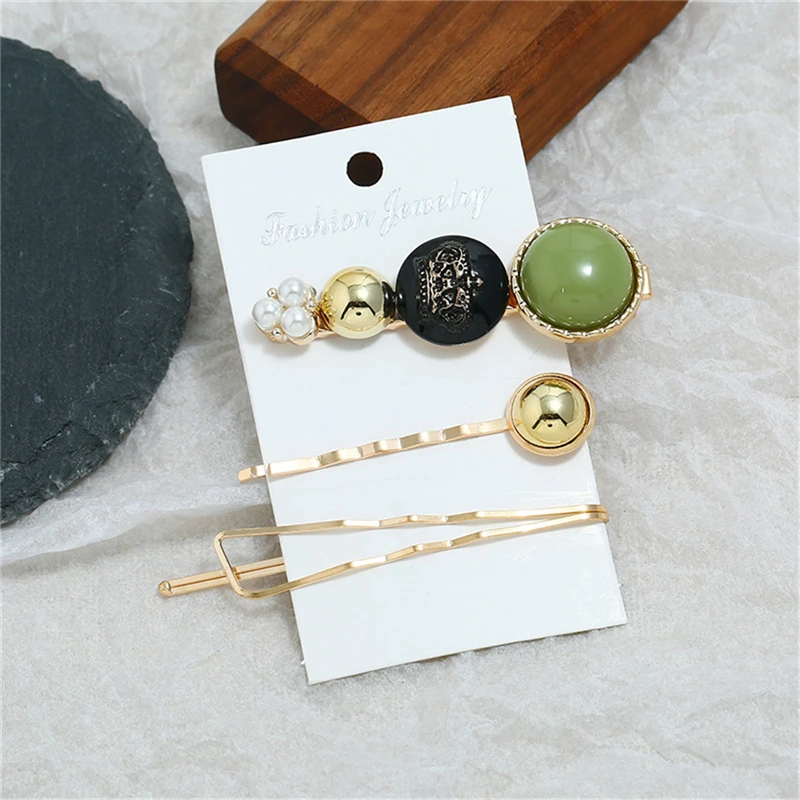 

1Set Metal Hair Clips Women Hairpin Girls Hairpins Barrette Bobby Pin Hairgrip Hair Accessories New Arrival Modeling Accessories