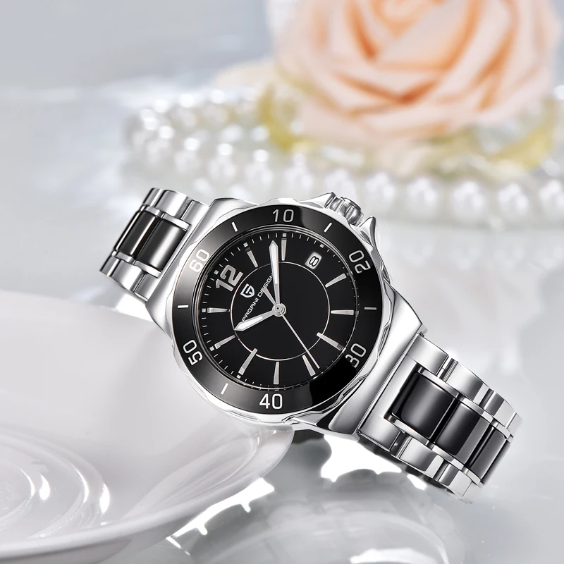 

PAGANI DESIGN Fashion Ladies Quartz Watch Top Brand Luxury Ceramic Bezel Sports Casual Watch Simple Ladies Watch Montre Femme