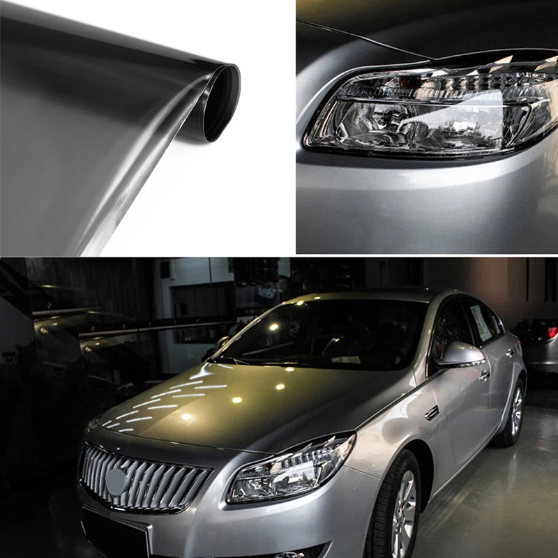 

Durable Vinyl Flim Car Practical 1Pc Tint Heat Resistant Easy Removed Easy-Used Stretchable Headlight Taillight