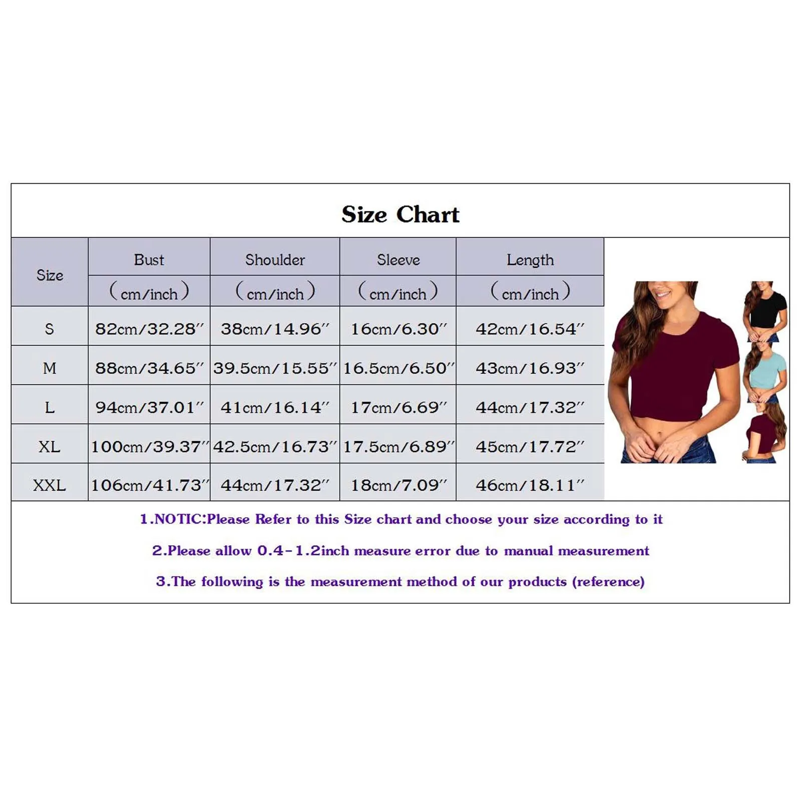 

Summer Women's Casual Solid O-neck Kink Hem Exposed Navel Short Sleeve Top #t3p