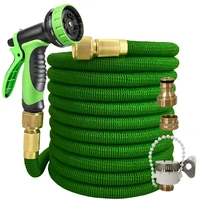 garden hose set with expandable water injector magic garden hose sprayer hose high pressure watering car wash eu gun sprayer