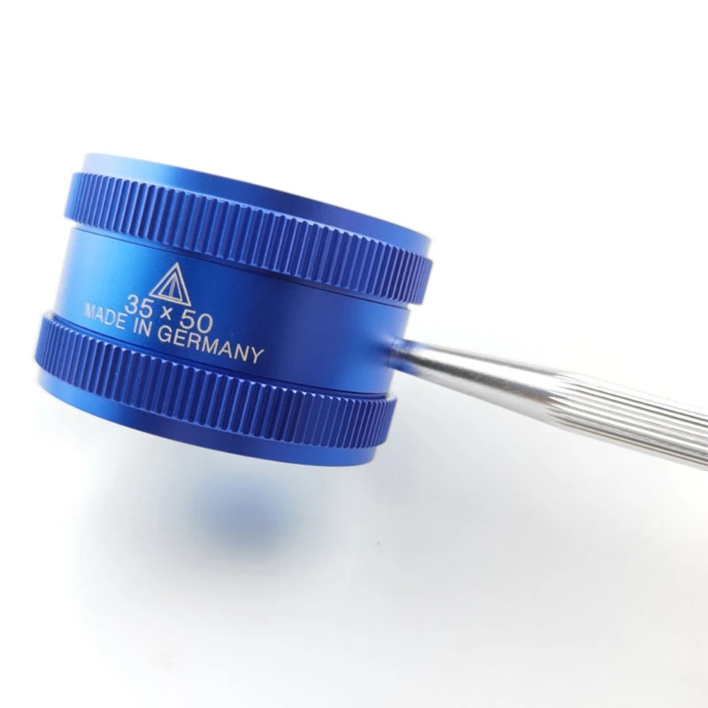 

Professional 35X Handheld Magnifier Detachable Magnifying Glass Loupe for Metal Cylinder Antique Jewelry Appraisal