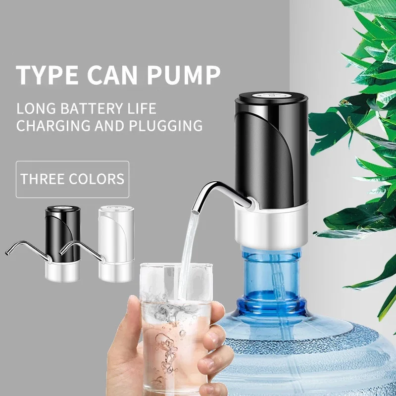 

✅New Water dispenser 360° Rotating Water Bottle Electric Water Pump Drink Dispenser USB Charge Automatic Water Barreled Pump