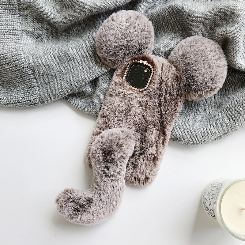 Забавный DIY подарок стильная мышь кролик элегантный стиль Оболочка Чехол для