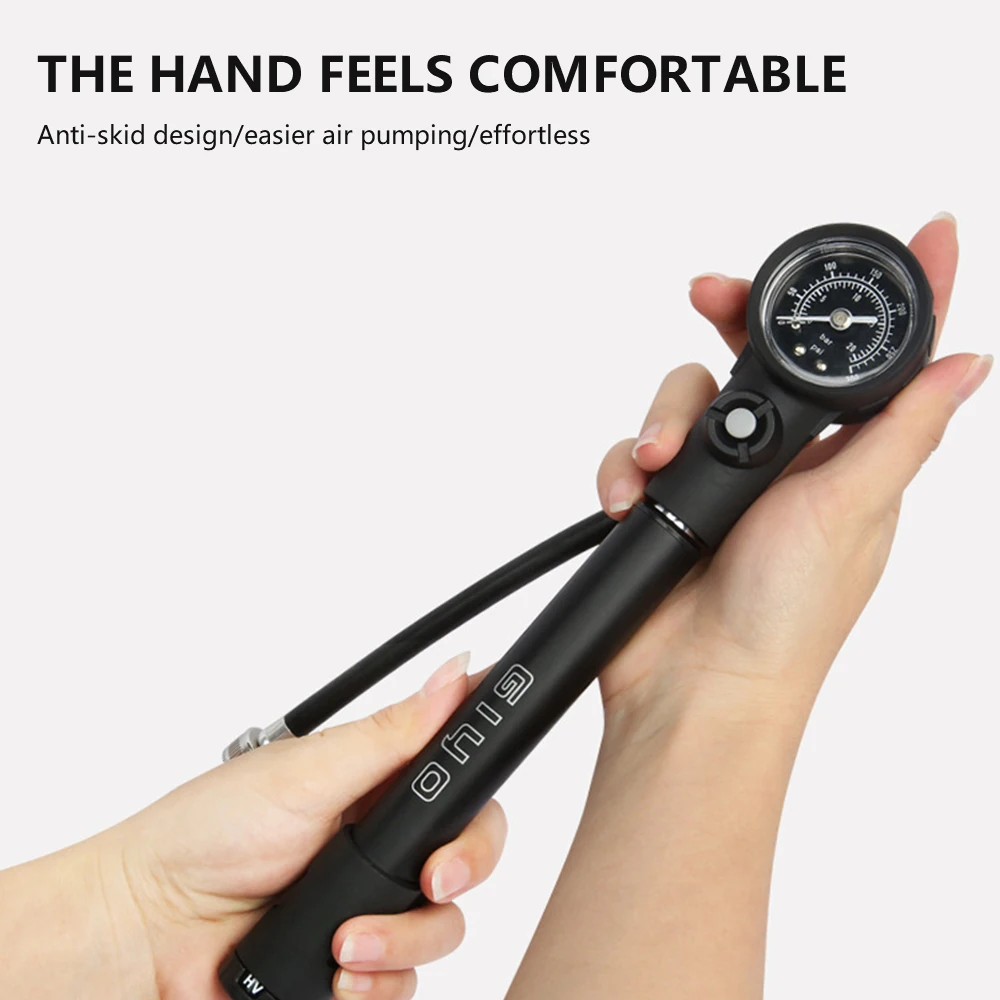 

GIYO Bicycle Pump MTB Shock Fork Pump Bike Motor Tyre Inflator Bicycle Mini Tire Pumping Gauge Cycling Accessories