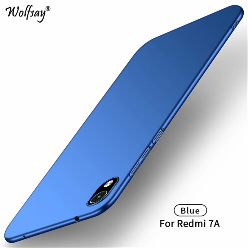 Чехол для Xiaomi Redmi 7A ультра тонкий корпус из поликарбоната роскошный Гладкий