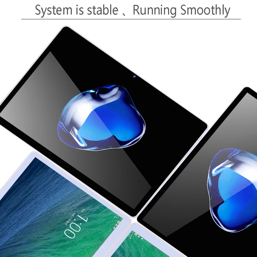 Планшет на Android 8 0 Bluetooth GPS экран 10 дюймов 2.5D 4G две SIM карты ядер 6 ГБ ОЗУ 128 Гб