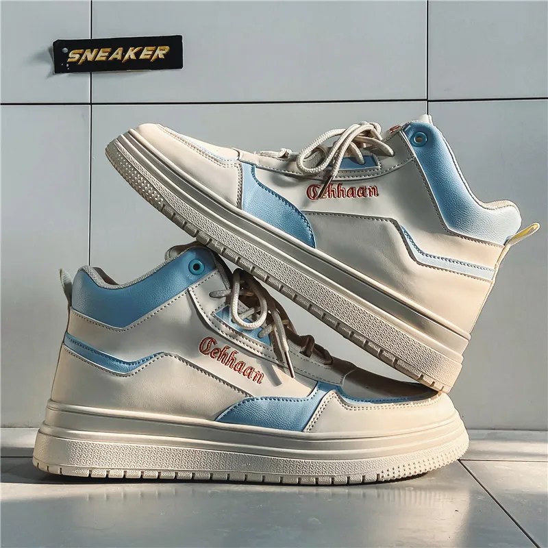 

Мужские Яркие кроссовки для скейтбординга, кроссовки с высокой толстой подошвой, мужская спортивная обувь, мужская обувь