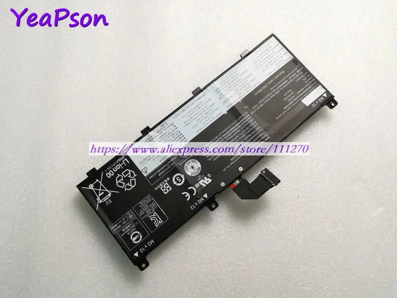 Подлинный аккумулятор Yeapson L18C6P90 L18M6P90 02DL028 02DL029 SB10K97665 11 25 в 8000 мАч 90 Вт-ч для