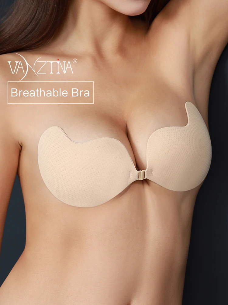 VANZTINA женский невидимый бюстгальтер дышащий без спинки бретелек с застежкой