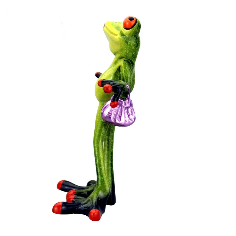 Украшение для дома Новая фигурка лягушки сексуальная Современная смола домашняя
