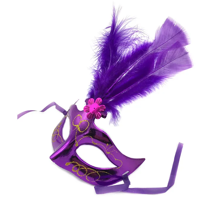 1 шт. пластиковые перьевые маски для представлений|Аксессуары костюмов| |