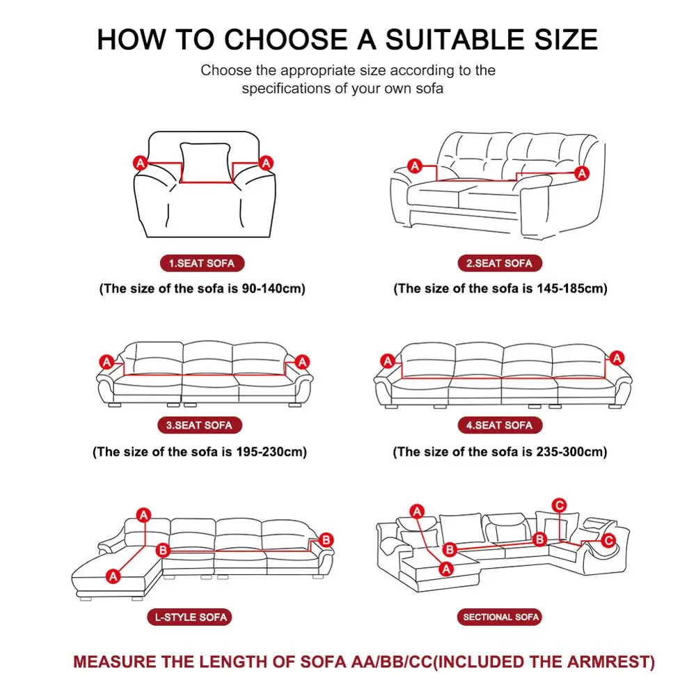 Однотонный тканевый чехол Meijuner для дивана в клетку эластичный секционный