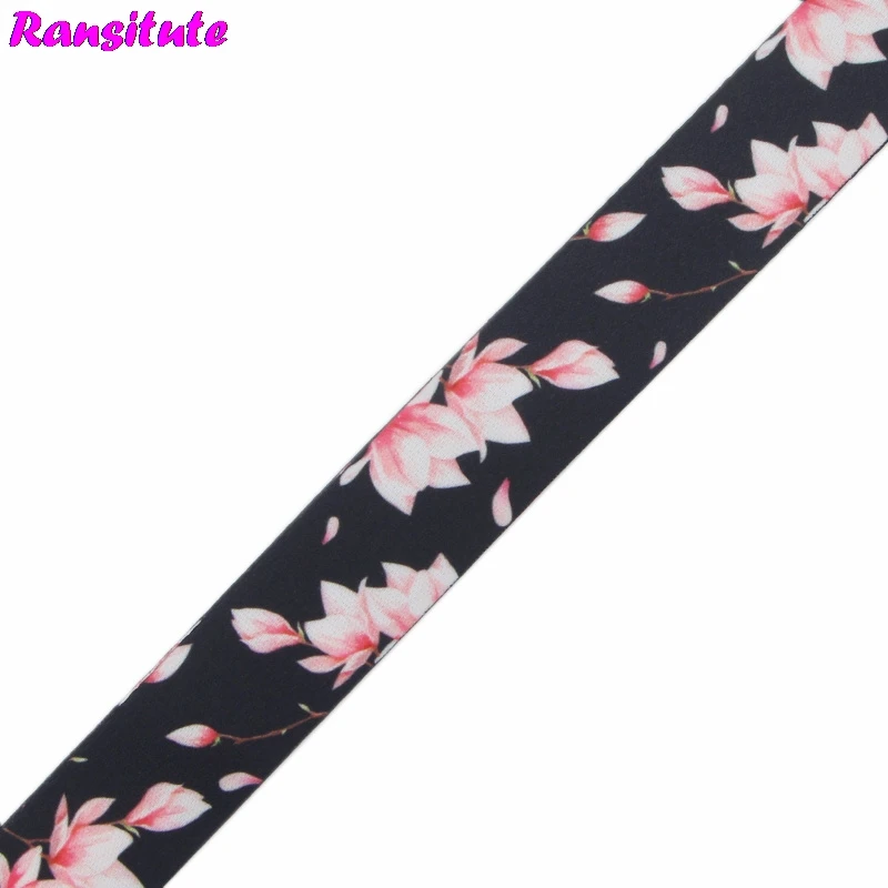 Брелок R571 с цветком вишни шнурок для ключей идентификационная карта ремень