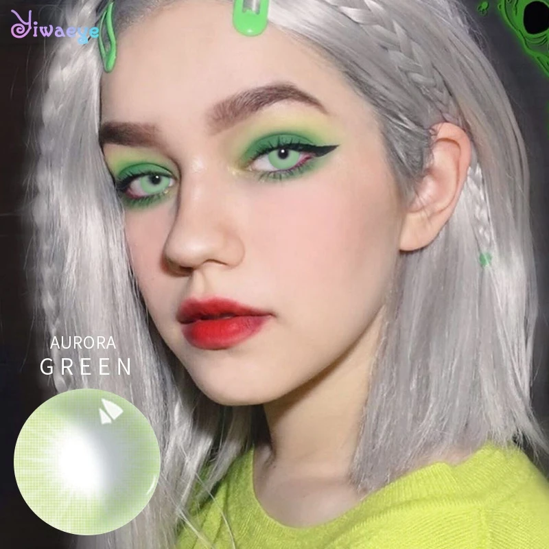 Прозрачные серые контактные линзы светильник-окрашенные для глаз естественный