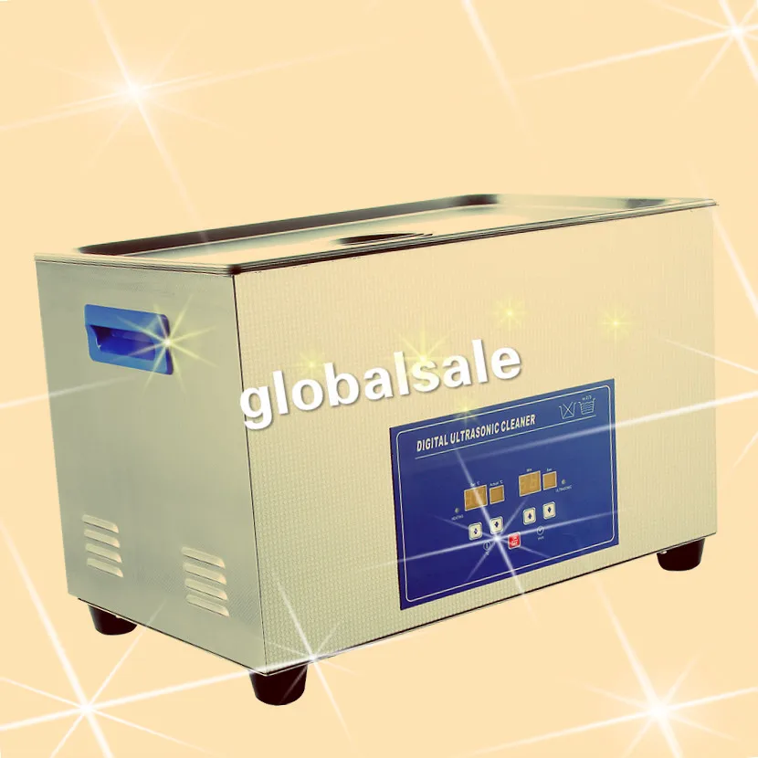 Бесплатная доставка цифровой ультразвуковой очиститель 220 В переменного тока/600