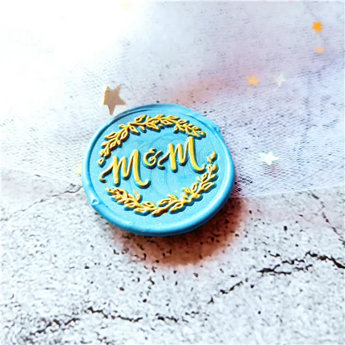 По индивидуальному заказу латунный штамп набор в подарочной коробке компания