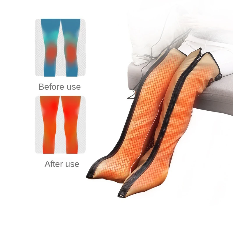 Электрический воздушный компрессионный массажер для ног обертывания стоп