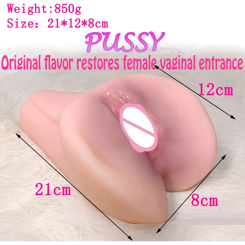 Мужской мастурбатор Реалистичная Вагина для мужчин силиконовая карманная