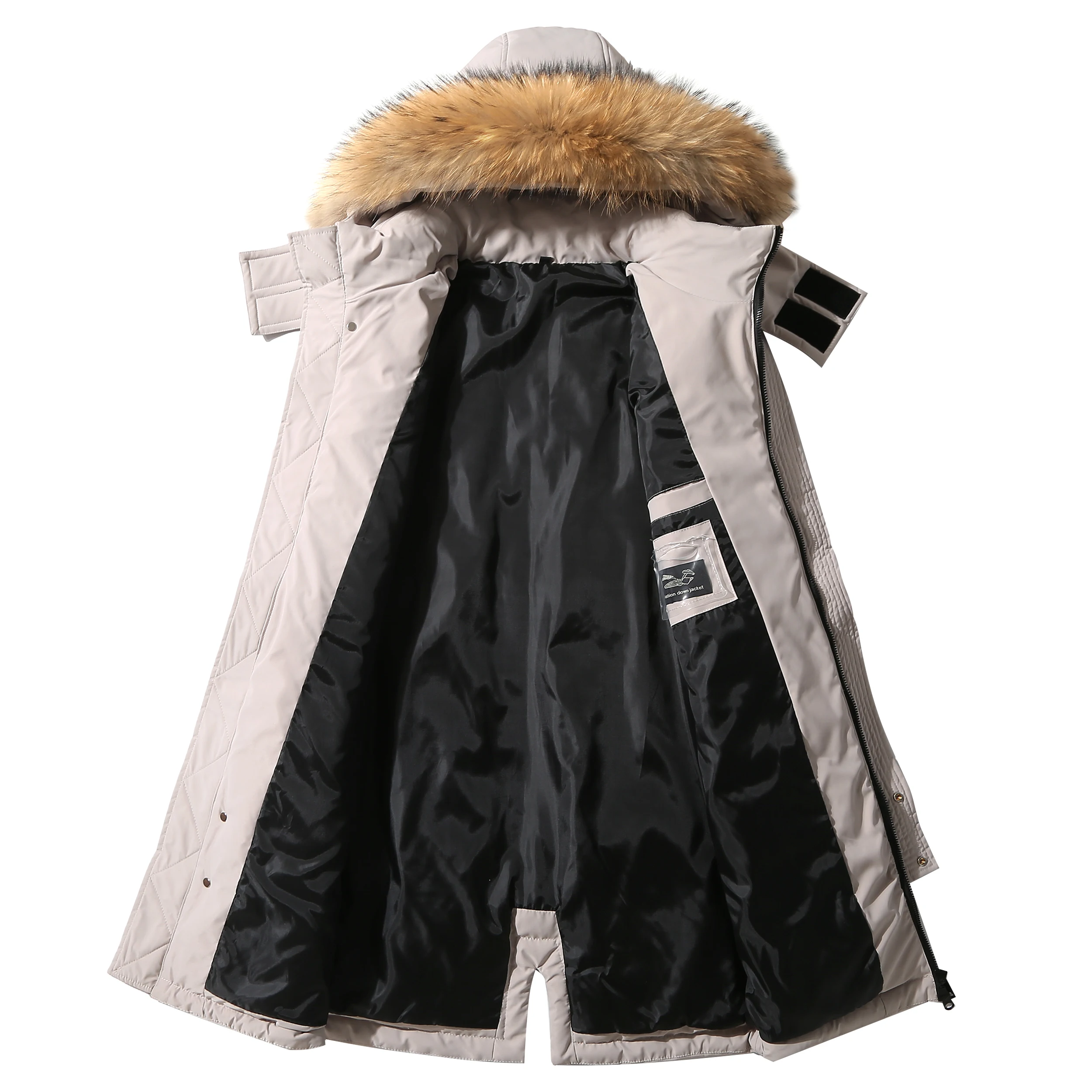90%Down Jackets new winter men's down jacket high quality Detachable Fur Collar male's jackets thick warm Outdoor windproof