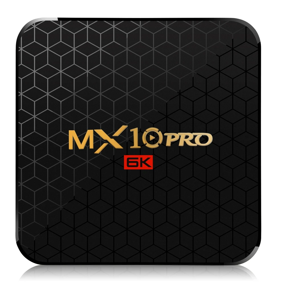 ТВ-приставка MX10 Pro с Android 9 0 четырехъядерный Allwinner H6 4 Гб 32 ГБ 64 2 ГГц Wi-Fi USB3.0