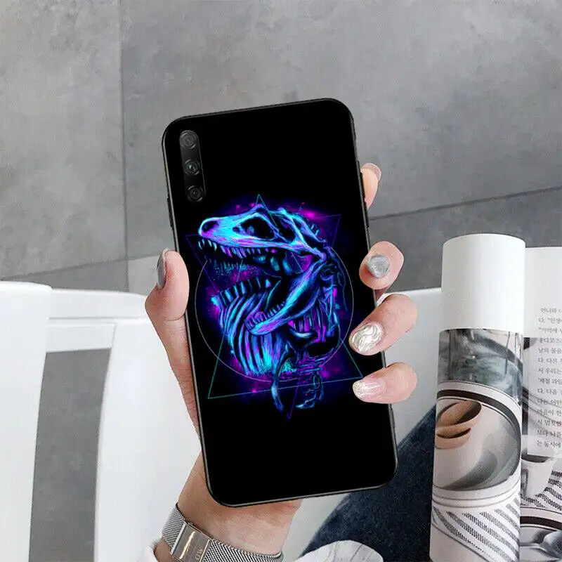 Мягкий чехол HPCHCJHM для телефона Huawei Honor 30 20 10 9 8 8x 8c v30 Lite view pro с динозавром из парка