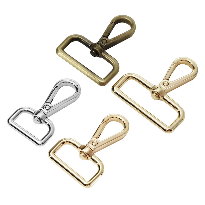 Металлический съемный карабин MIUSIE 20-38 мм спусковые зажимы пряжки для кожаного