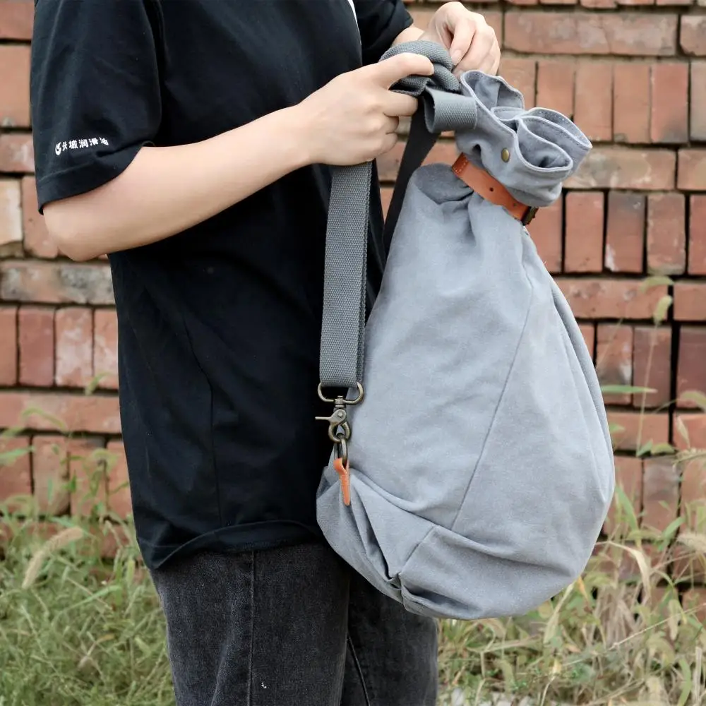 Женская сумка через плечо из хлопка винтажная многофункциональная для