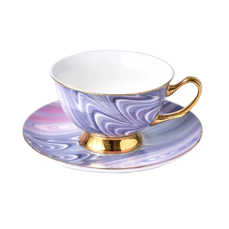 Сказочные керамические кофейные кружки и блюдце набор светильник роскошный