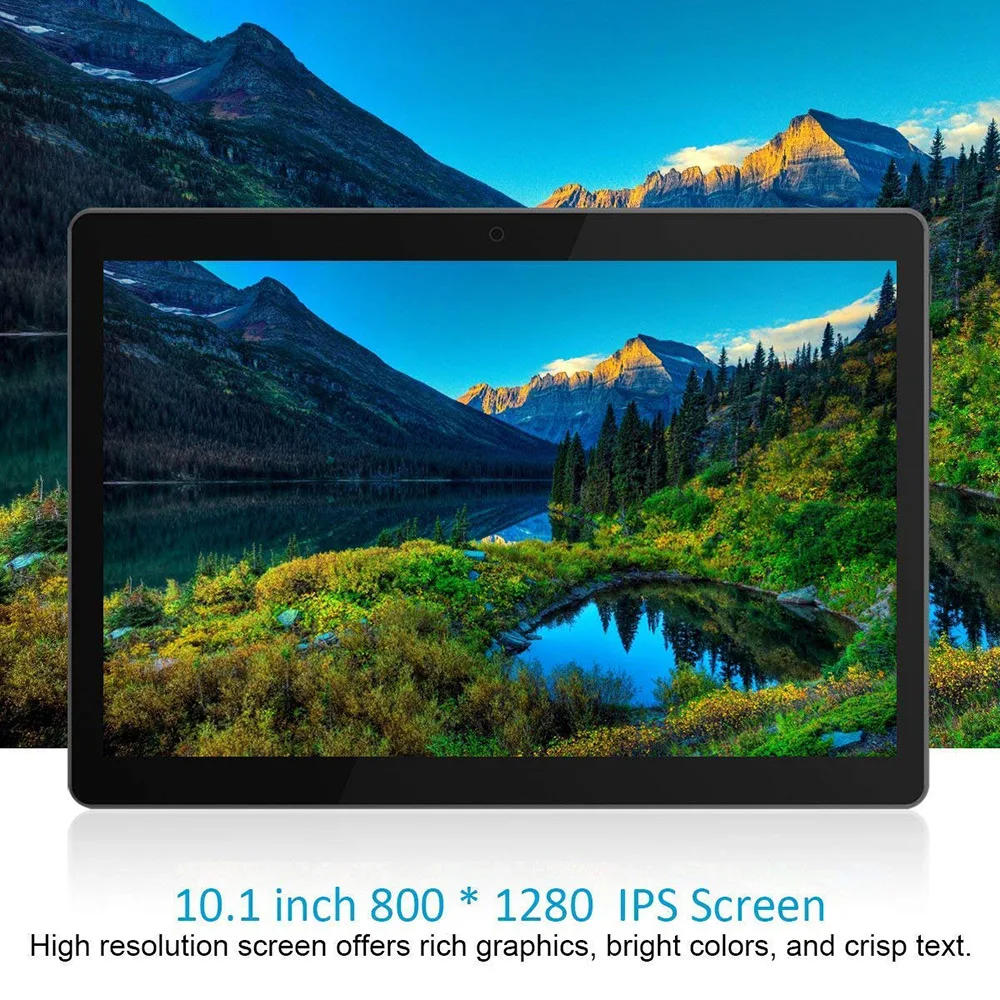 10,1 дюймов планшет Четырехъядерный 4 ГБ ОЗУ 32 Гб ПЗУ 1280 800 ips Android 7,0 gps Bluetooth FM Wifi планшеты ПК 3g телефонные звонки