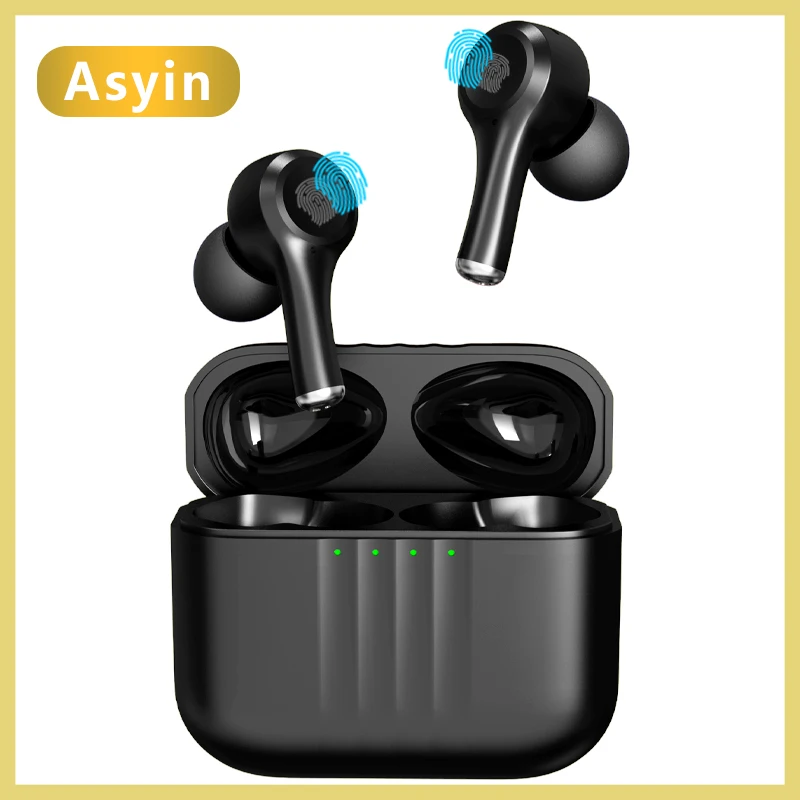 

Bluetooth 5.2 Headphones J7-ANC Active Noise Cancelling Earphone TWS True Wireless Earbuds Hi-Fi Audio Gaming Headset Touch