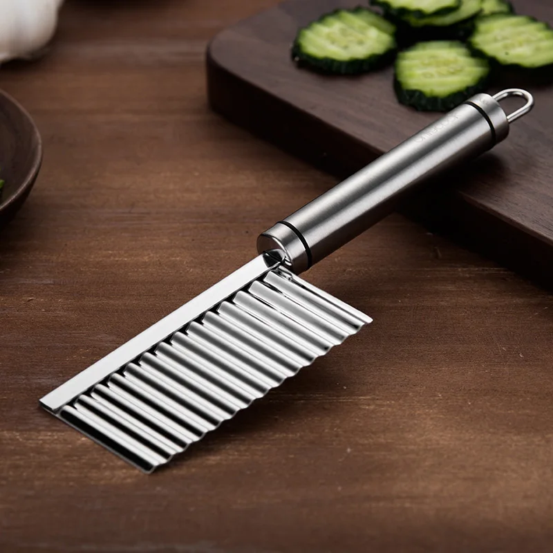 Ножи для картофеля фри Ripple Wave резак из нержавеющей стали инструмент резки мыла