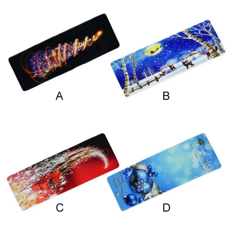 Рисунок на рождественскую тематику Прямоугольный Коврик Противоскользящий