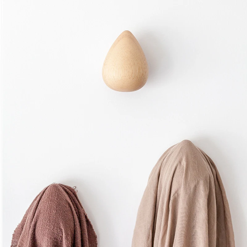 

Water Drop Wall Hook Decorative Key Holder for Hanging Clothes Hat Scarf Handbag Coat Hanger Bedroom Decor Door Hangers Rack