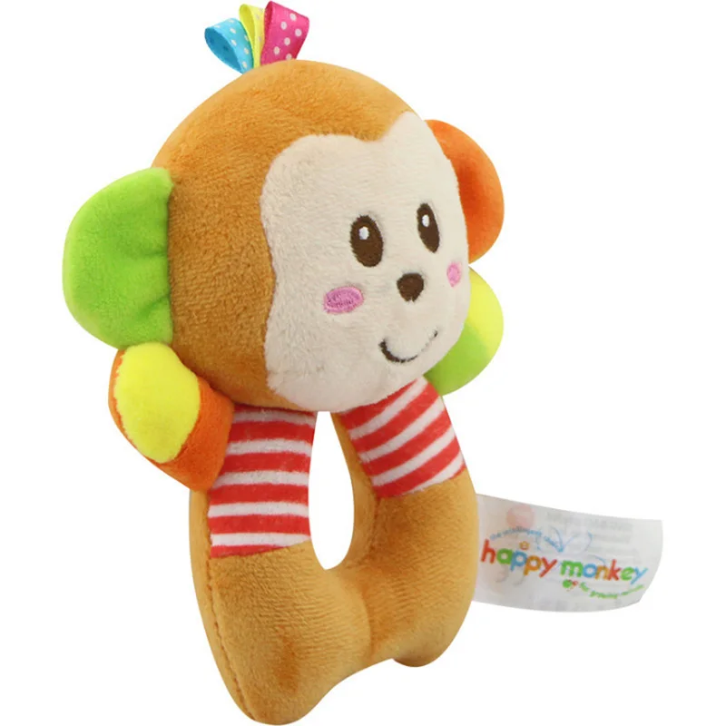 Кольцо для новорожденного мультфильм круглые детские игрушки-погремушки милая