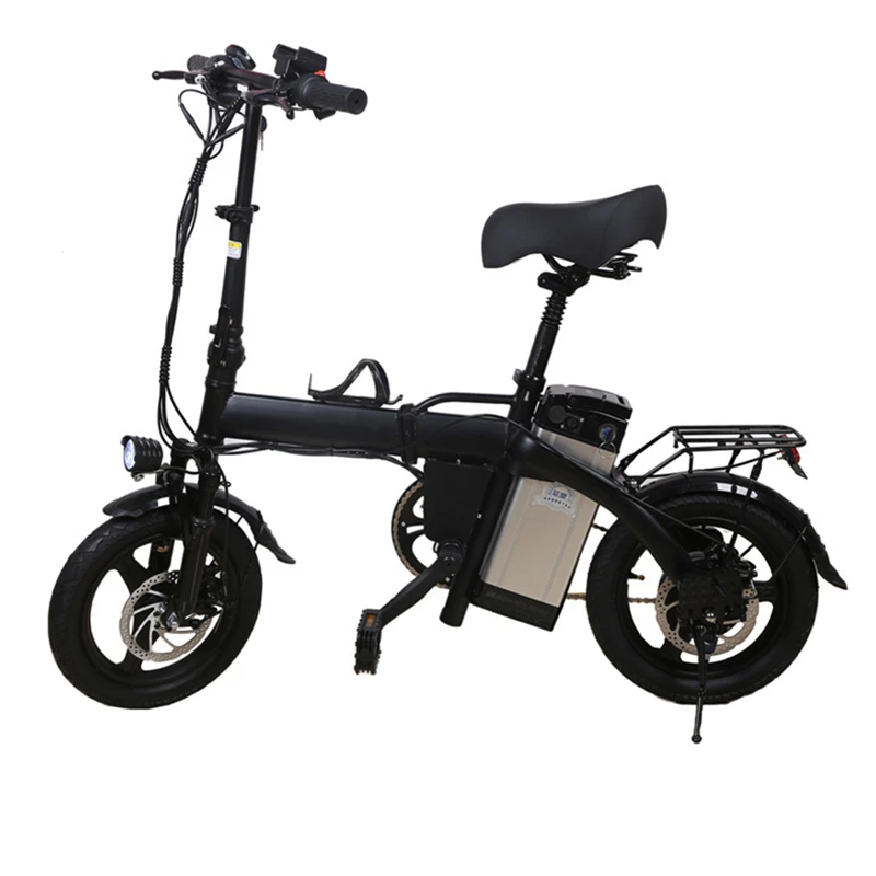 

[EU Direct] 48V 12Ah 350W 30-35KM 14 Inch Ebike Foldable E Bike Folding Electric Bikes Bicycle Adult Electrical Bicycle Fat Bike