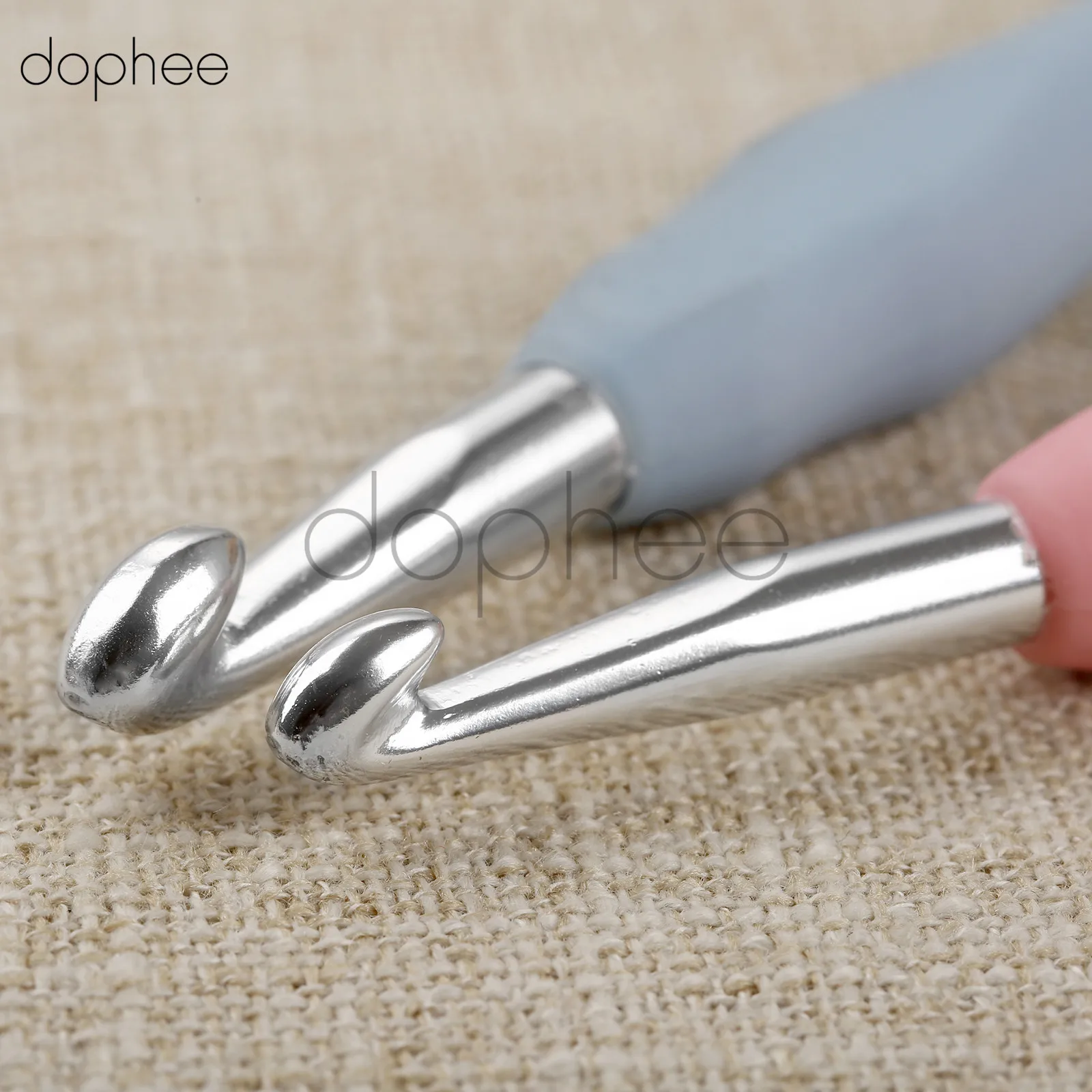 Вязальные спицы dophee 2 шт./компл. 7 мм/8 мм ручка из ТПР вязальные крючки с толстой