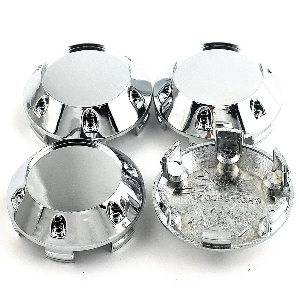

4pcs 59mm 56mm Car Wheel Center Cover For MK009 481K60 Rims Auto Hub Caps Refits Styling Accessroies Silver ABS Parts