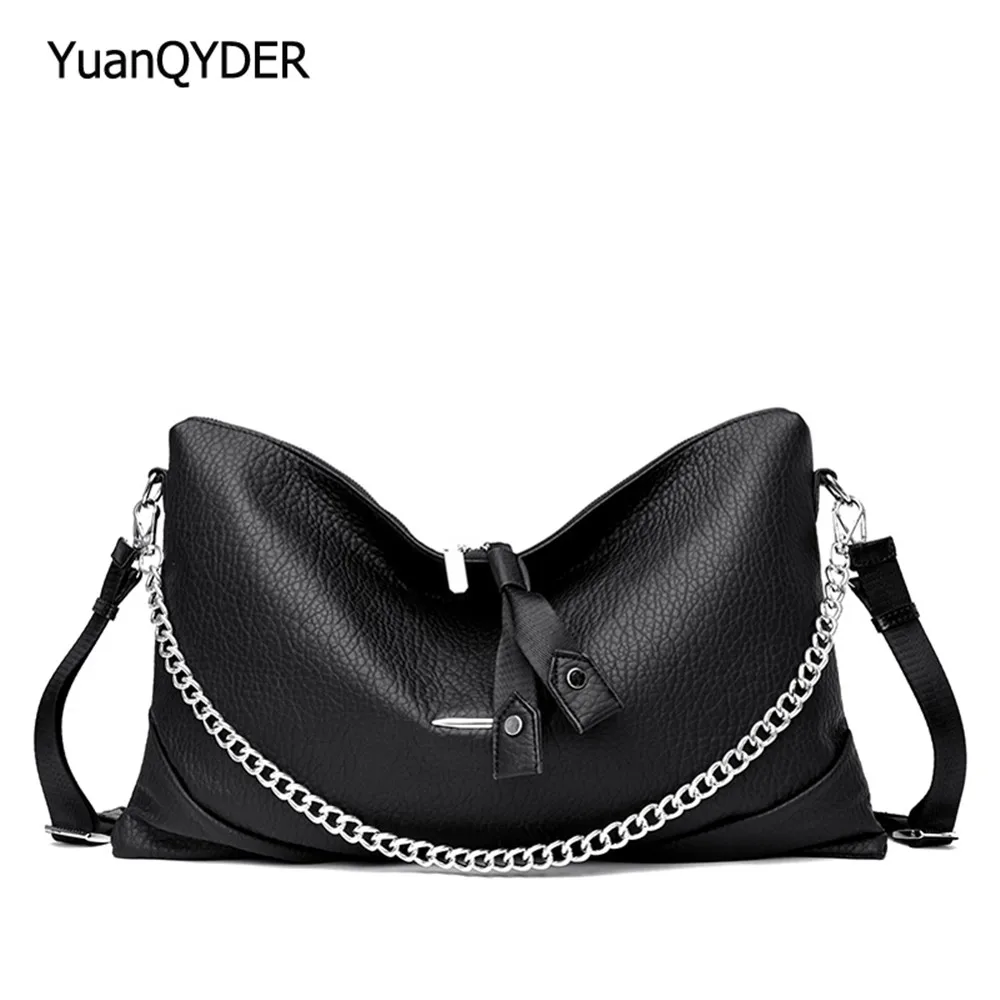 

Large Capacity Chains Designer Ladies Messenger Bags New Multifunctional Women Wallet High Quality Leather Women's Shoulder Bag
