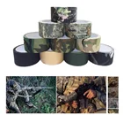 Многофункциональная Камуфляжная Лента, самоклеящаяся Камуфляжная Лента для охоты, пейнтбола, страйкбола, винтовки, водонепроницаемая Нескользящая невидимая лента, 5 м, 10 м