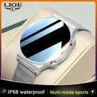 Новые водонепроницаемые Смарт-часы LIGE IP68 для мужчин и женщин с сенсорным экраном на заказ, многофункциональные спортивные Модные Смарт-часы для Android IOS